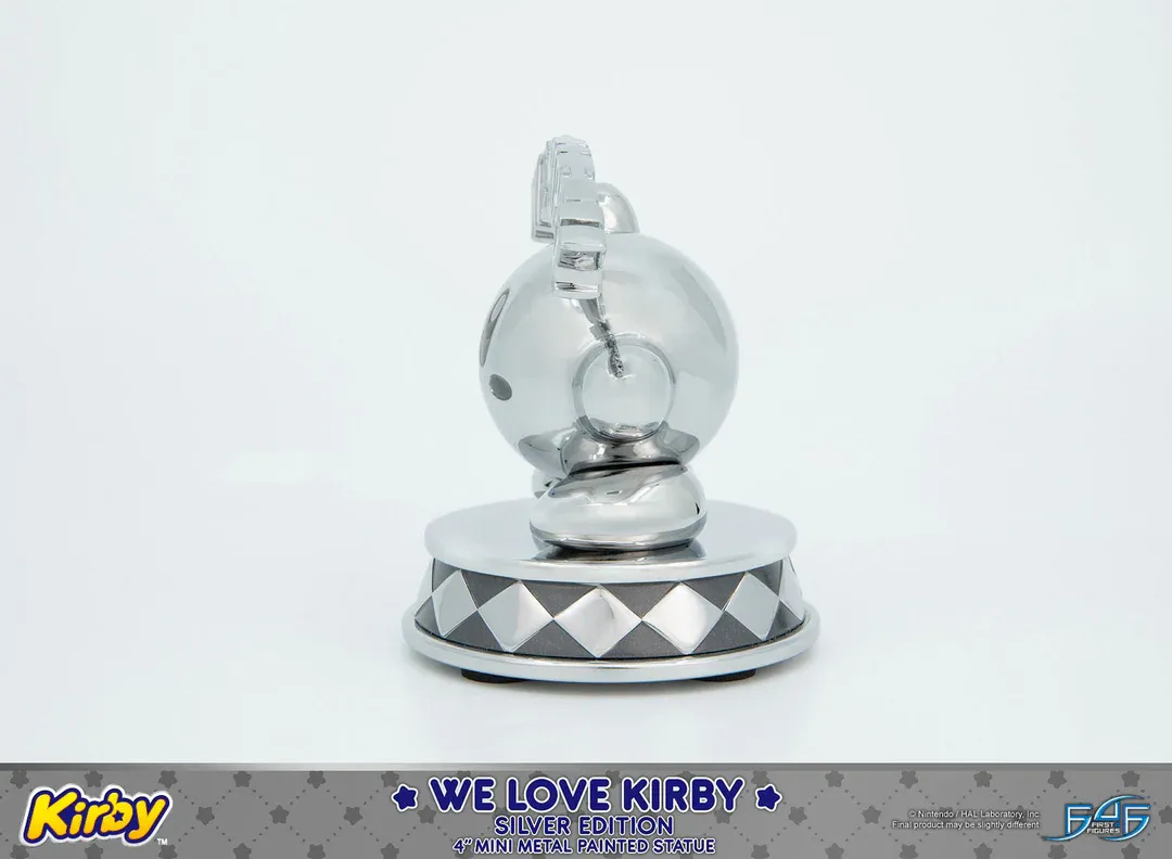 Kirby - We Love Kirby Diecast Statue [Silver Version] - Image 8