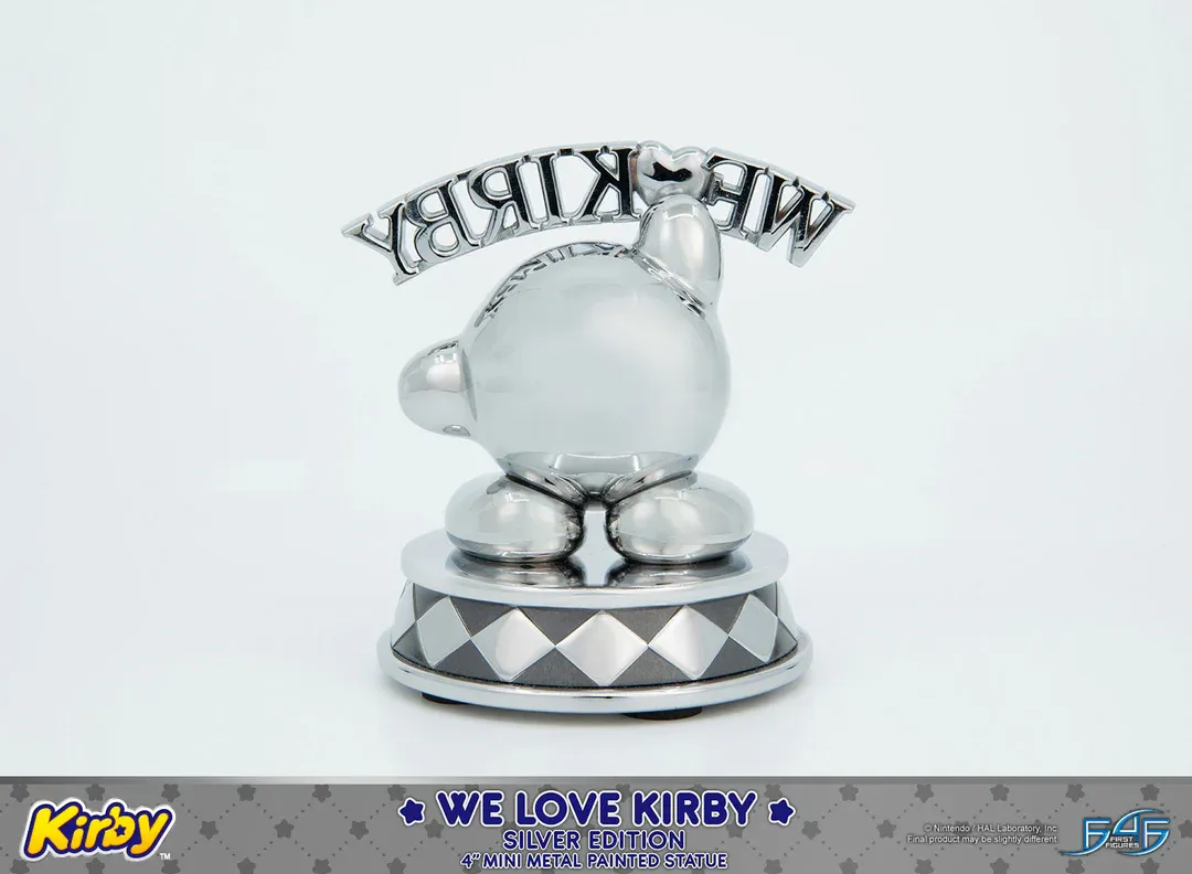 Kirby - We Love Kirby Diecast Statue [Silver Version] - Image 9