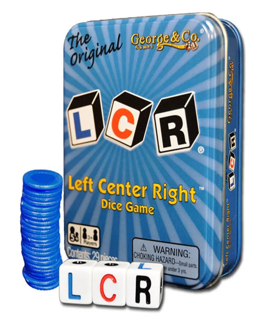 LCR - Left Center Right Blue Tin - Image 2