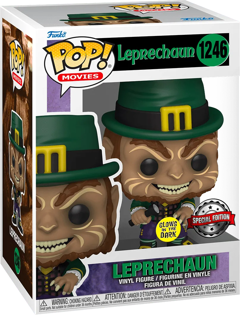 Leprechaun - Leprechaun with Flashlight Glow US Exclusive Pop! Vinyl [RS] - Image 2