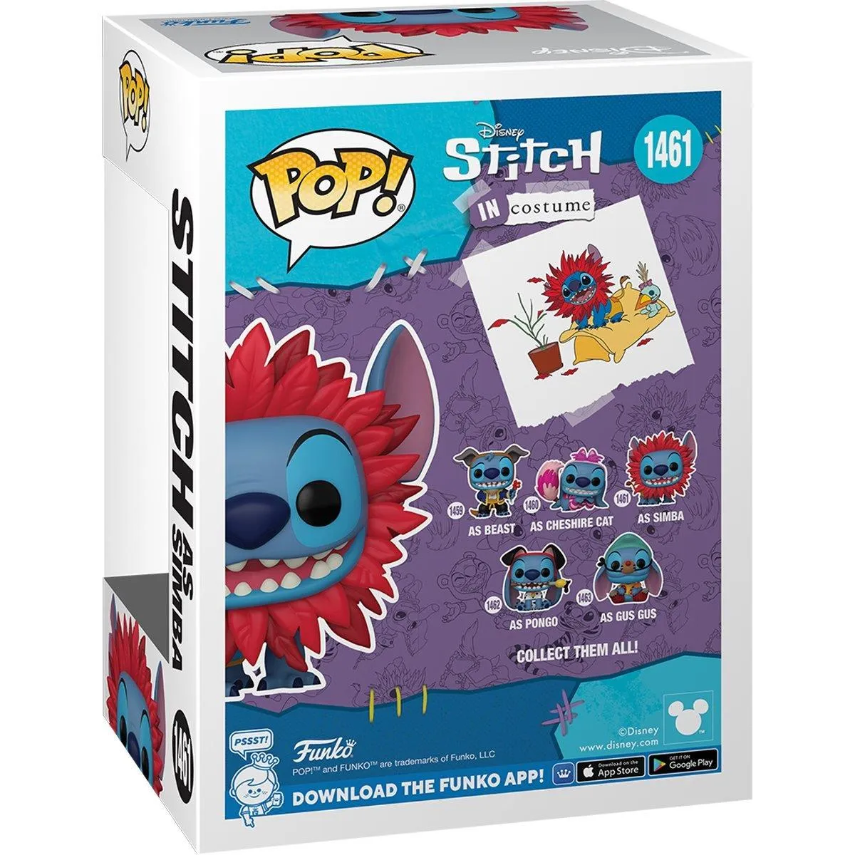 Disney - Stitch Simba Costume Pop! Vinyl - Image 4