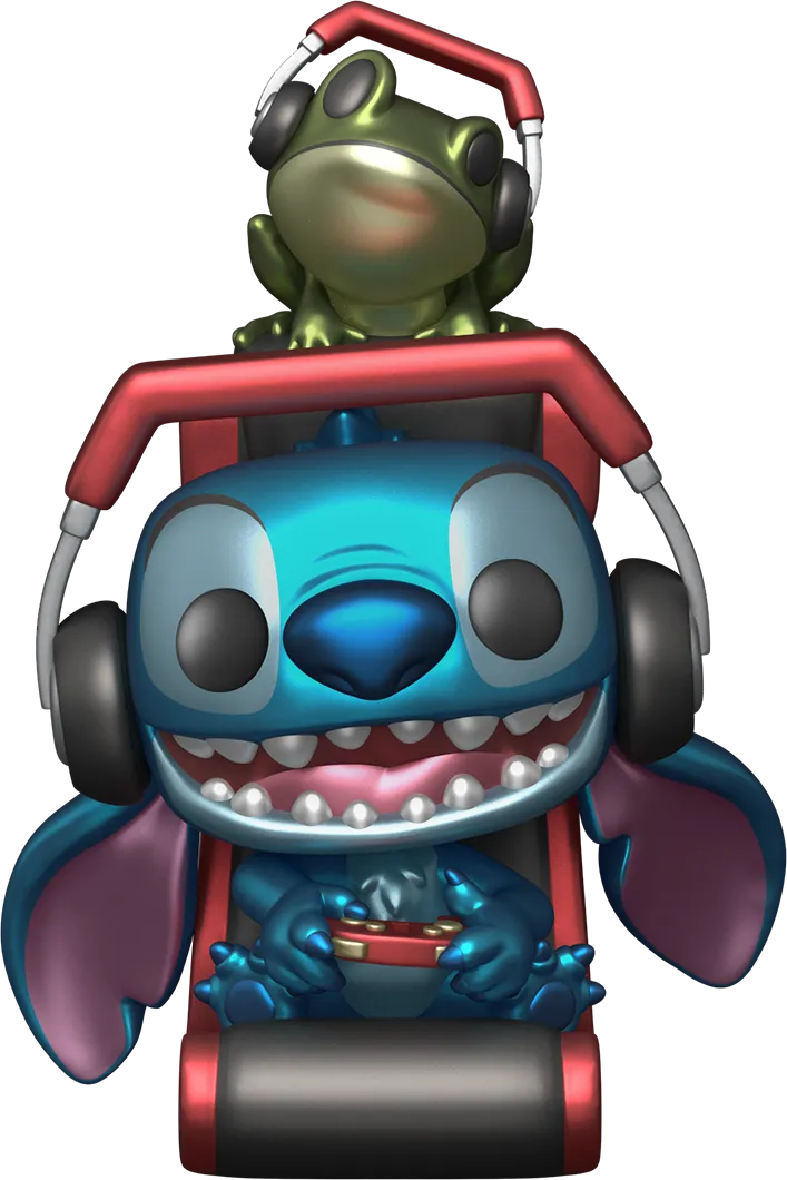 Lilo & Stitch - Gamer Stitch (Metallic) Pop! Vinyl - Image 2
