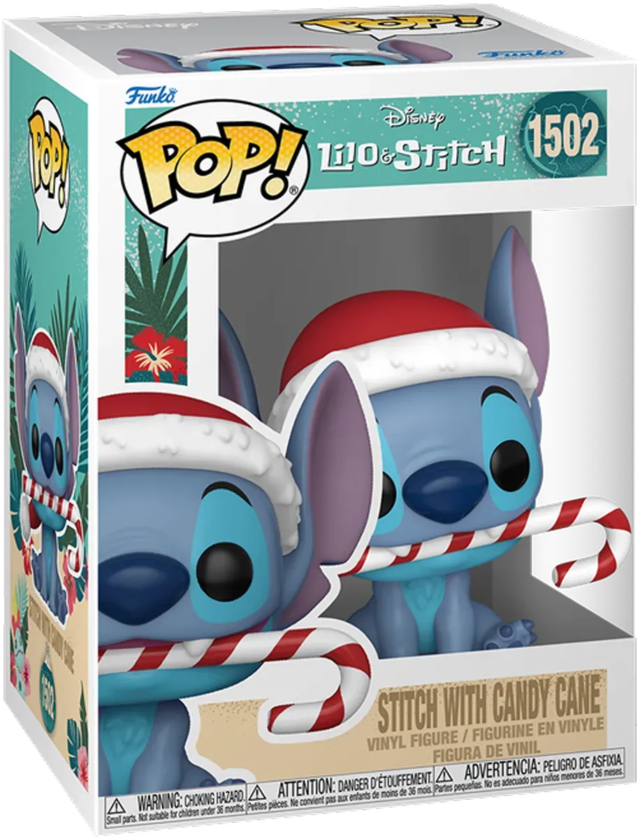 Lilo & Stitch: Holiday - Stitch with Candy Cane Pop! Vinyl - Image 3