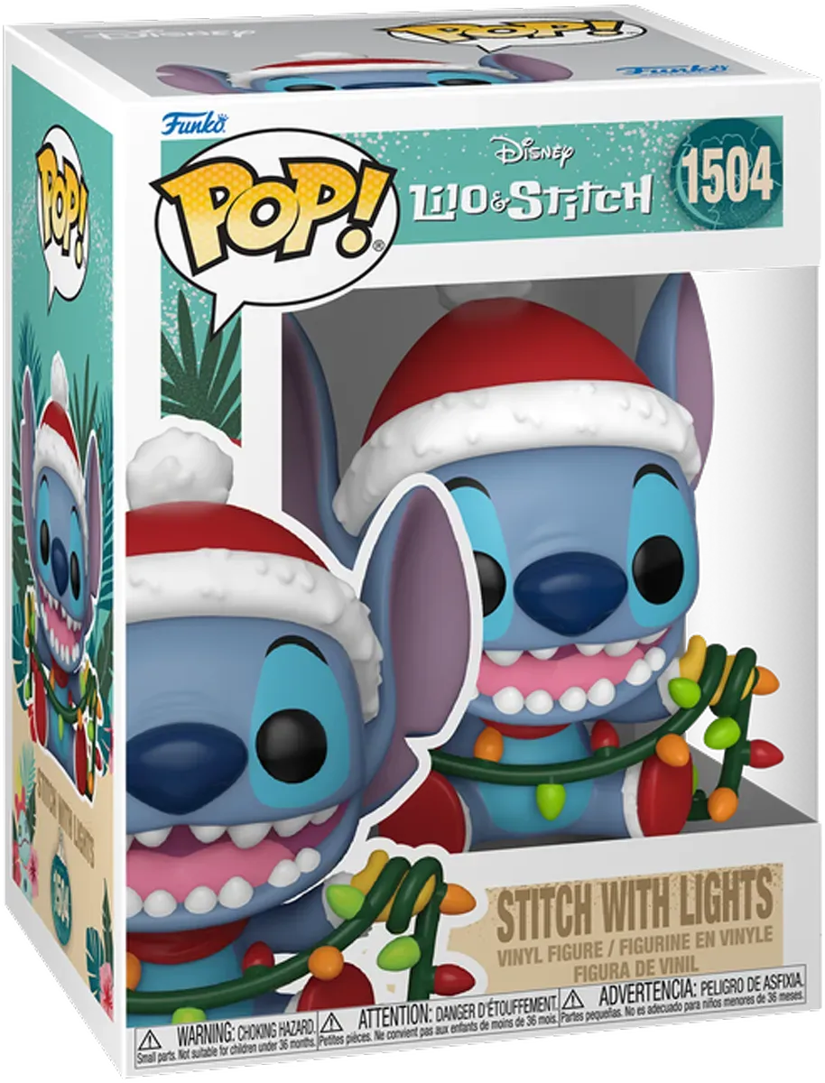 Lilo & Stitch: Holiday - Stitch with Lights Pop! Vinyl - Image 3