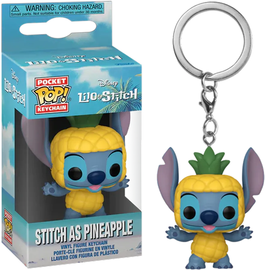 Lilo & Stitch - Stitch as Pineapple Pop! Keychain