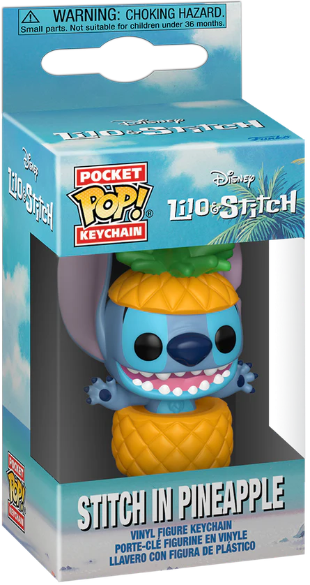 Lilo & Stitch - Stitch in Pineapple Pop! Keychain - Image 3