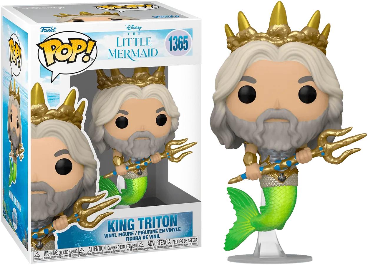 Little Mermaid (2023) - King Triton Pop! Vinyl