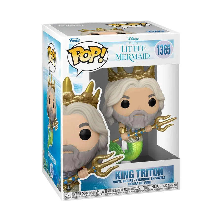Little Mermaid (2023) - King Triton Pop! Vinyl - Image 3