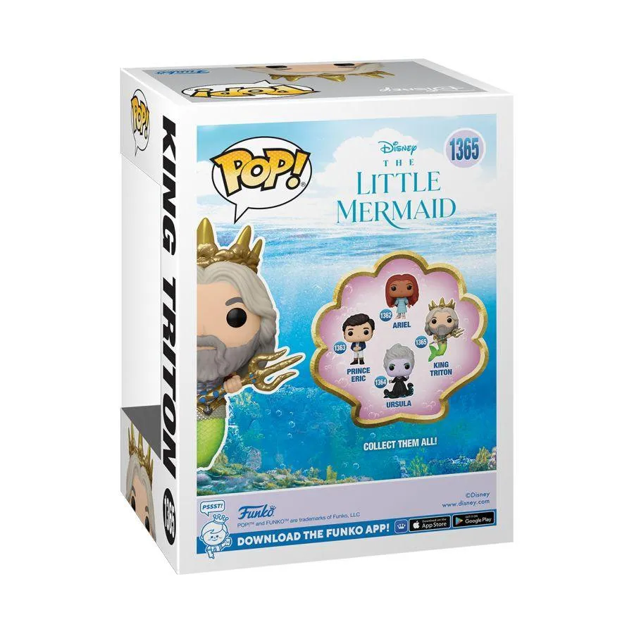Little Mermaid (2023) - King Triton Pop! Vinyl - Image 4
