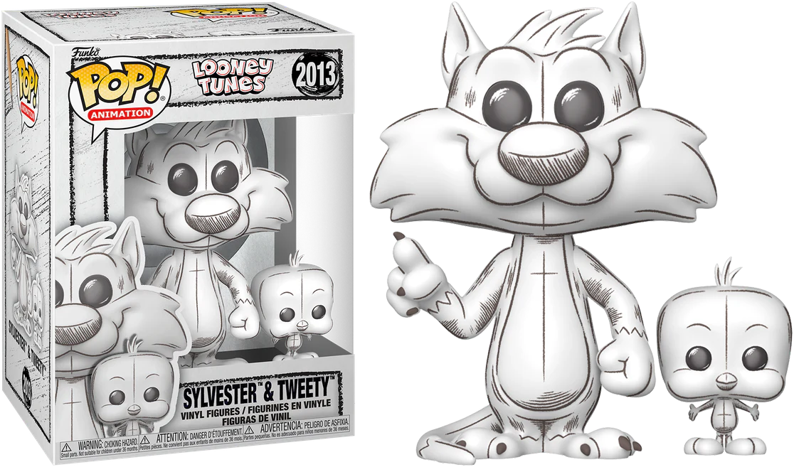 Looney Tunes: Sketched - Sylvester & Tweety Pop! Vinyl