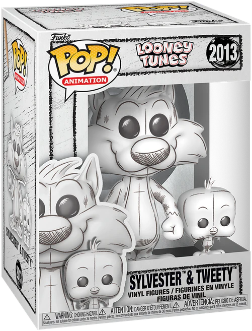 Looney Tunes: Sketched - Sylvester & Tweety Pop! Vinyl - Image 3