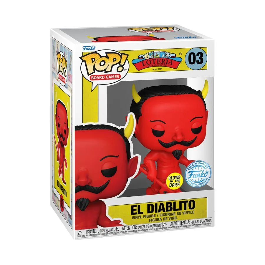 Loteria - El Diablito US Exclusive Glow Pop! Vinyl [RS] - Image 3