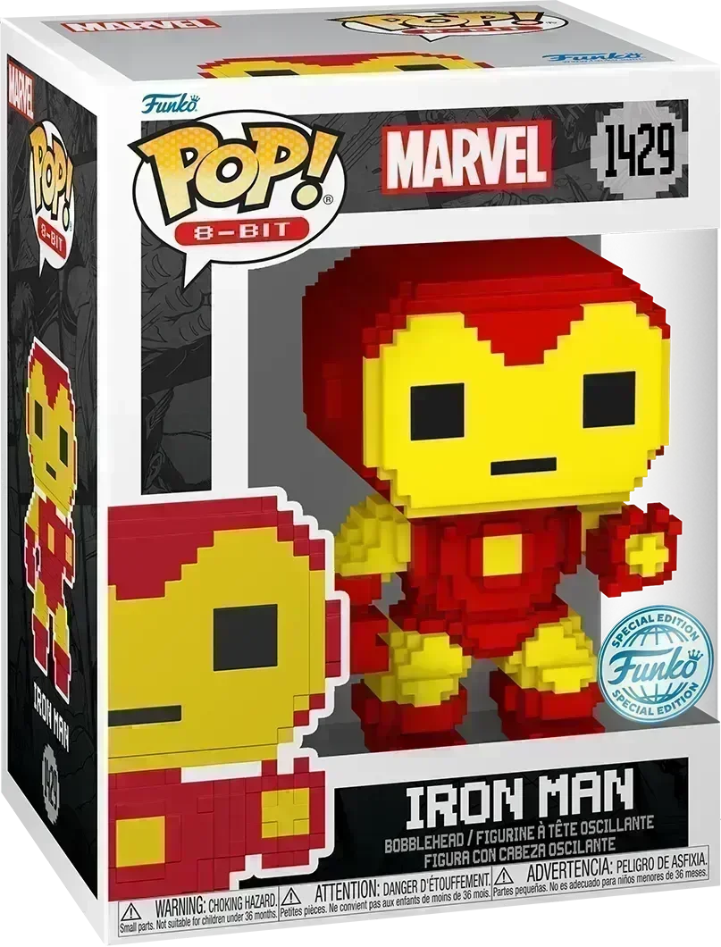Marvel: 8-Bit - Iron Man 8-Bit Pop! Vinyl [RS] - Image 3