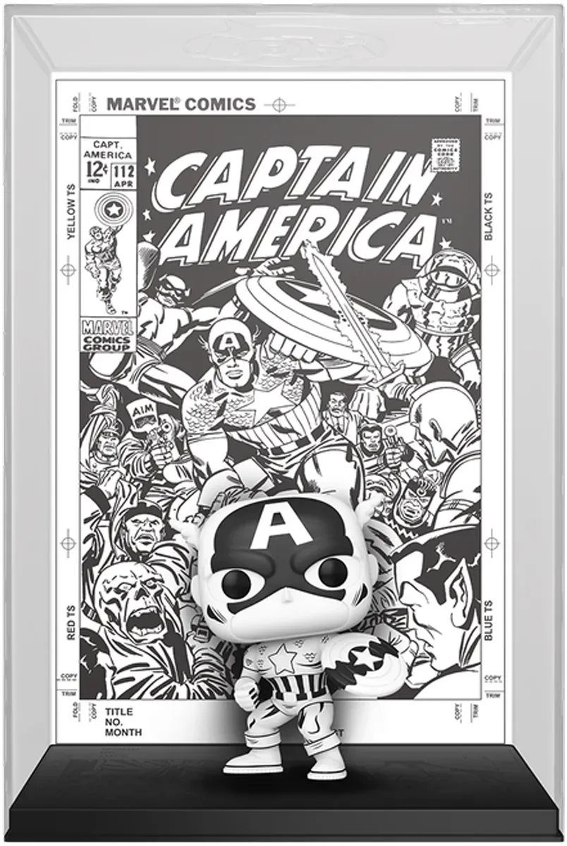 Marvel: 85th Anniversary - Captain America #112 Pop! Comic Covers Viny - Image 2