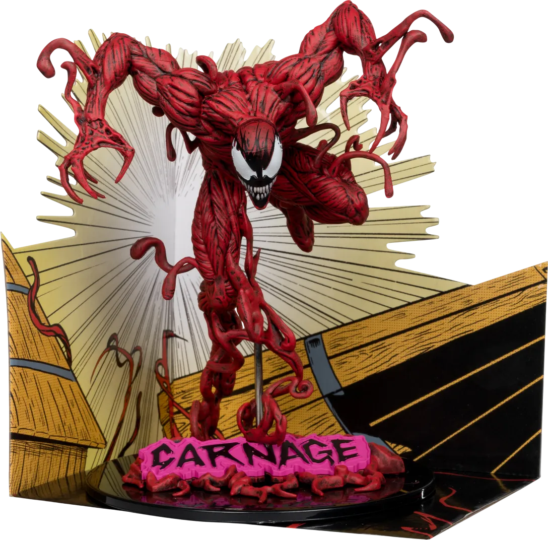Marvel - Carnage "The Amazing Spider-Man #362" 1:10 Scale Posed Figure - Image 6