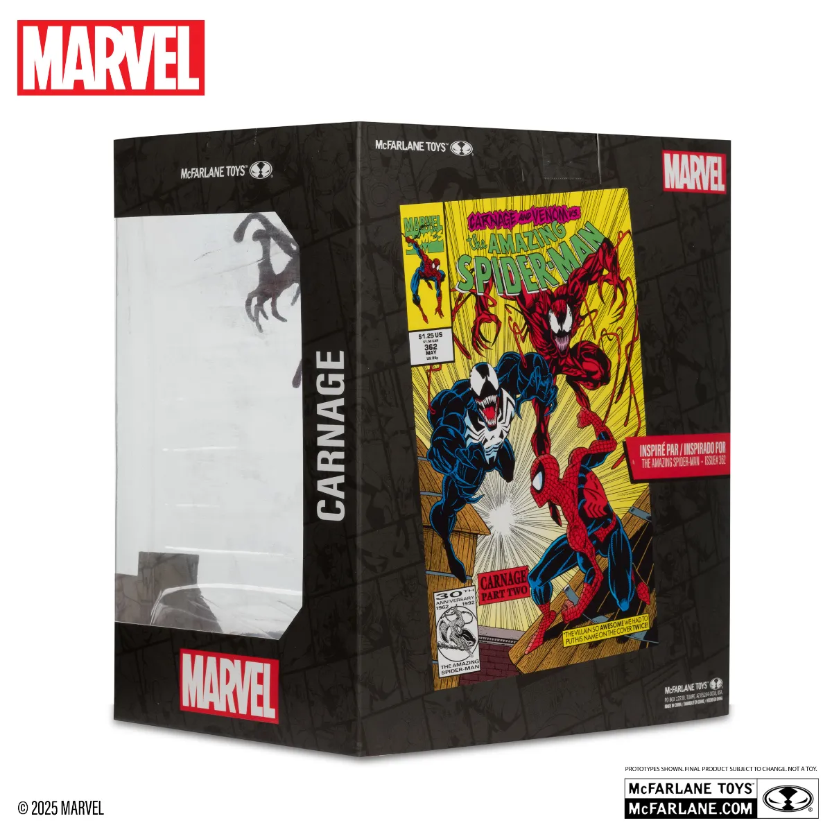 Marvel - Carnage "The Amazing Spider-Man #362" 1:10 Scale Posed Figure - Image 7