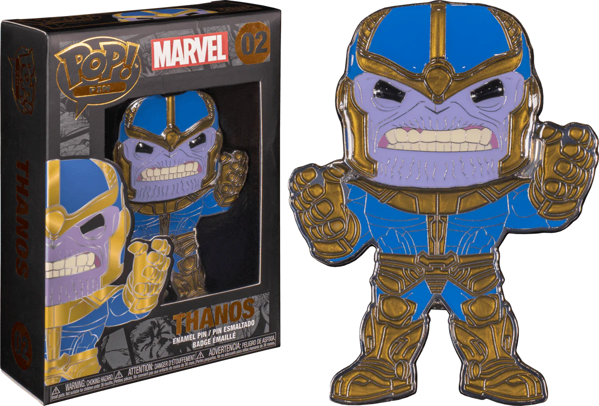 Marvel Comics - 4" Pop! Enamel Pin Thanos