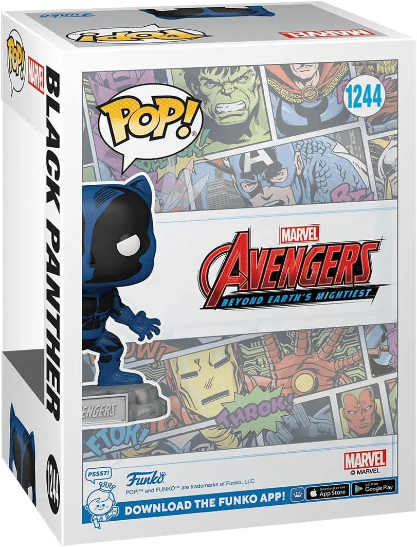 Marvel Comics - Black Panther Avengers 60th US Exclusive Pop! Vinyl with Pin [RS] - Image 3