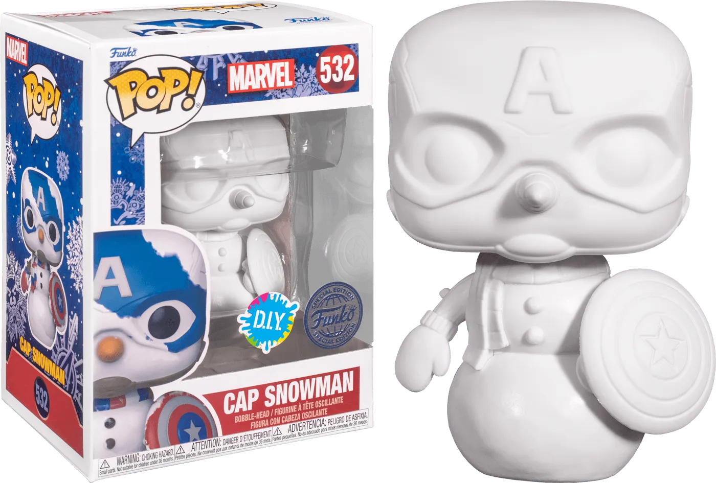 Marvel Comics - Captain America Holiday DIY US Exclusive Pop! Vinyl [RS]