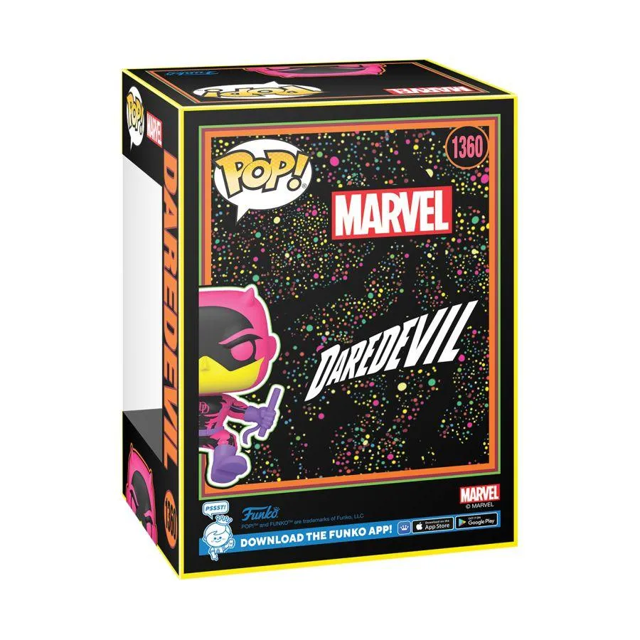 Marvel Comics - Daredevil (Classic) US Exclusive Blacklight Pop! Vinyl [RS] - Image 4