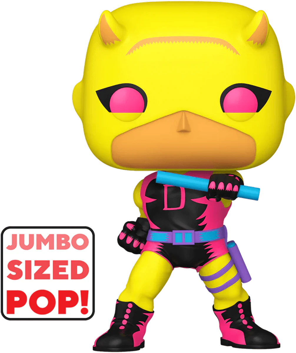 Marvel Comics - Daredevil (First Appearance) US Exclusive Blacklight 10" Pop! Vinyl [RS] - Image 2