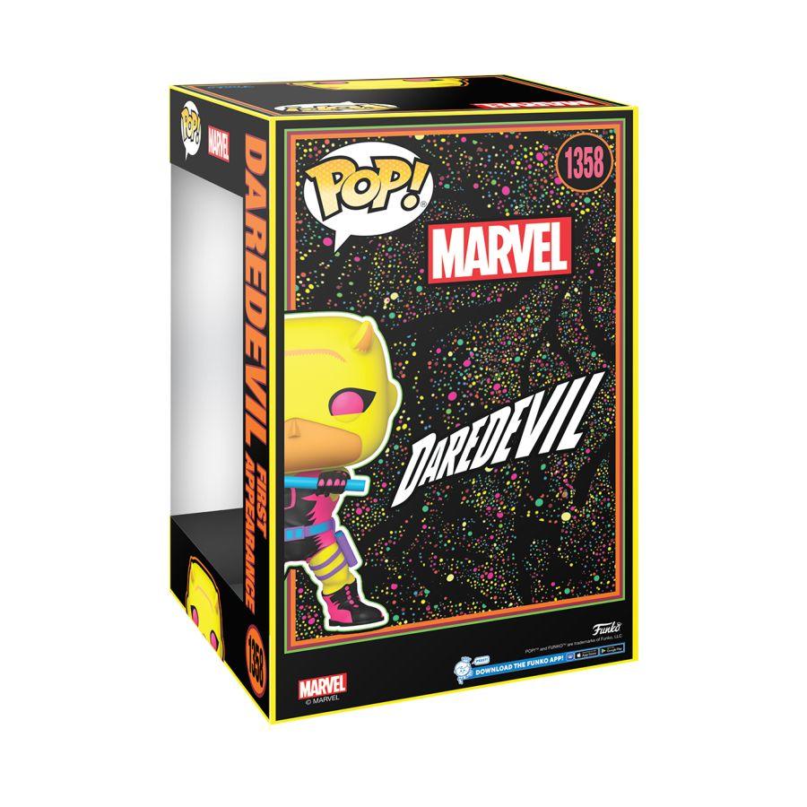Marvel Comics - Daredevil (First Appearance) US Exclusive Blacklight 10" Pop! Vinyl [RS] - Image 4