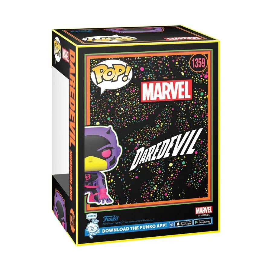 Marvel Comics - Daredevil (Shadowlands) US Exclusive Blacklight Pop! Vinyl [RS] - Image 4