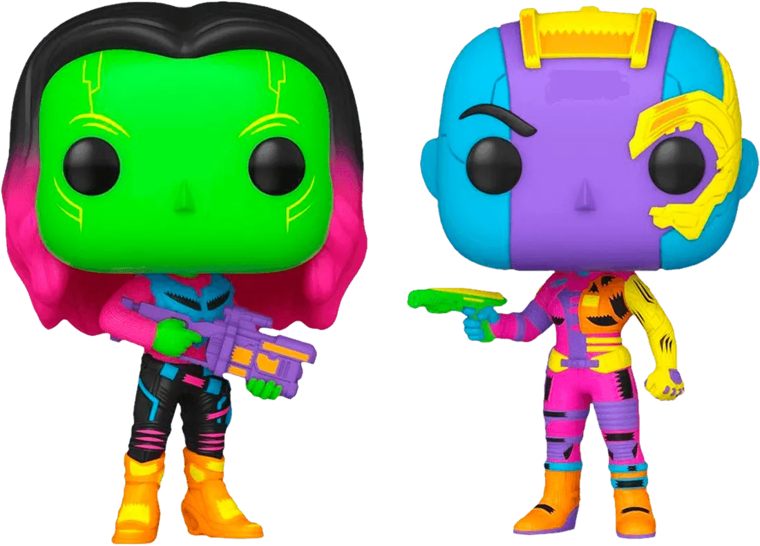 Marvel Comics - Gamora & Nebula Black Light US Exclusive Pop! 2-Pack [RS] - Image 2