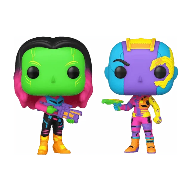 Marvel Comics - Gamora & Nebula Black Light US Exclusive Pop! 2-Pack [RS] - Image 3
