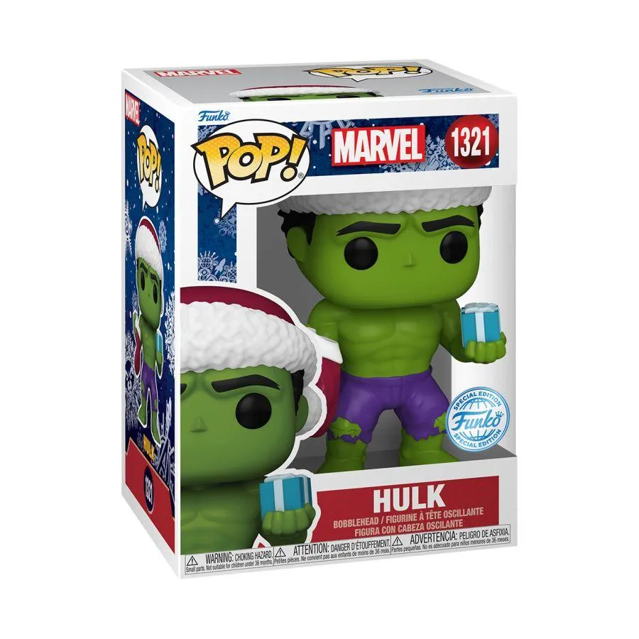 Marvel Comics - Green Hulk Holiday US Exclusive Pop! Vinyl [RS] - Image 3