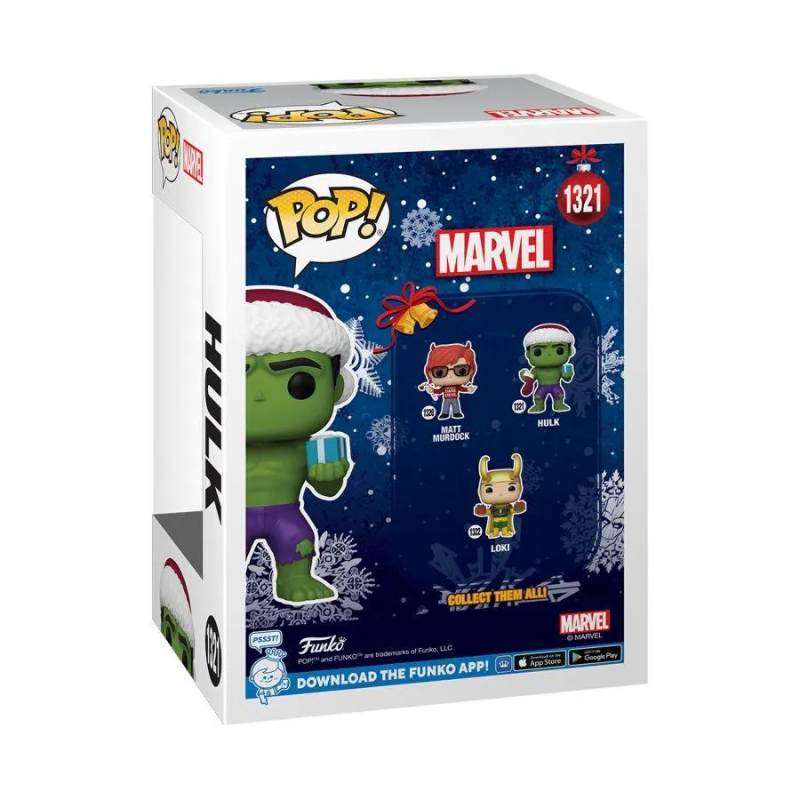 Marvel Comics - Green Hulk Holiday US Exclusive Pop! Vinyl [RS] - Image 4