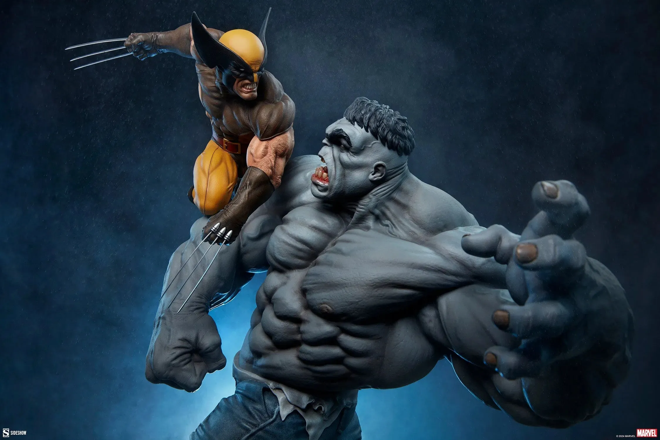 Marvel Comics - Grey Hulk vs Wolverine Maquette - Image 3
