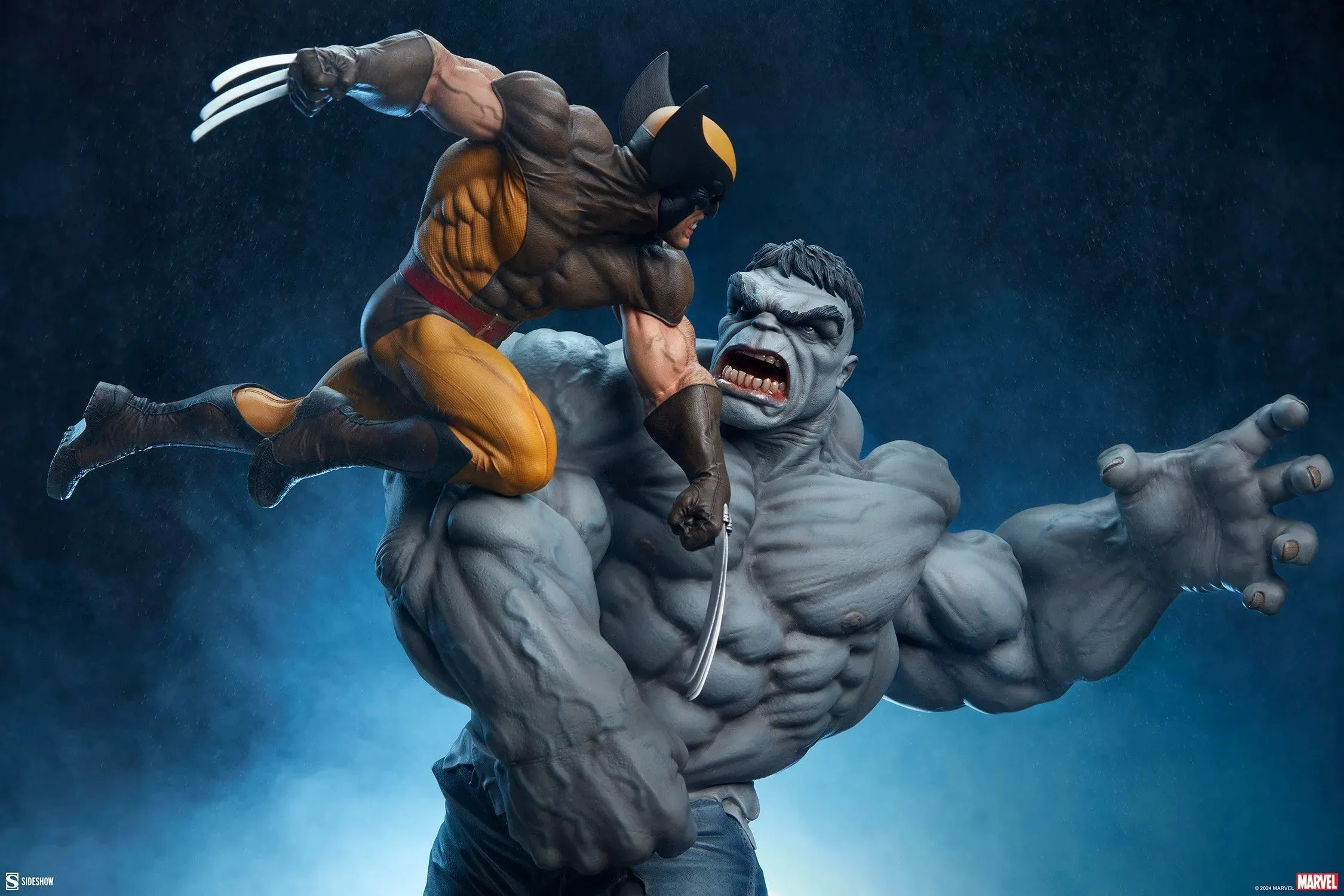 Marvel Comics - Grey Hulk vs Wolverine Maquette - Image 4