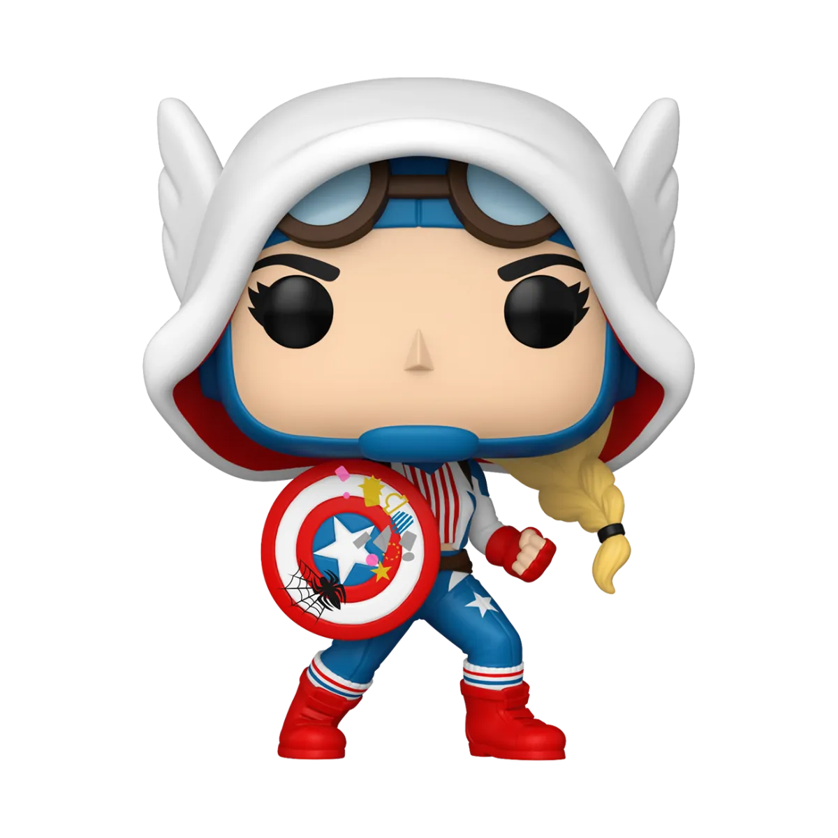 Marvel Comics: Gwen-Verse - Cap-Gwen Pop! Vinyl - Image 2