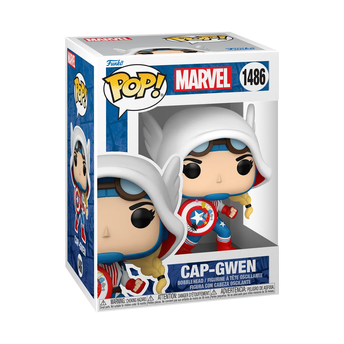 Marvel Comics: Gwen-Verse - Cap-Gwen Pop! Vinyl - Image 3
