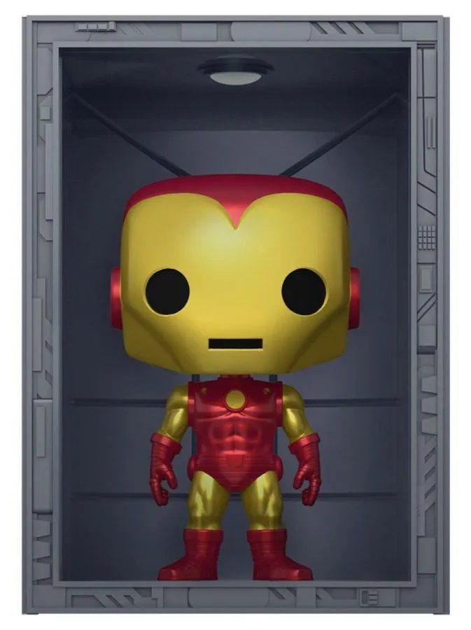 Marvel Comics - Hall of Armor: Iron Man Model IV Metallic US Exclusive Pop! Deluxe - Image 2