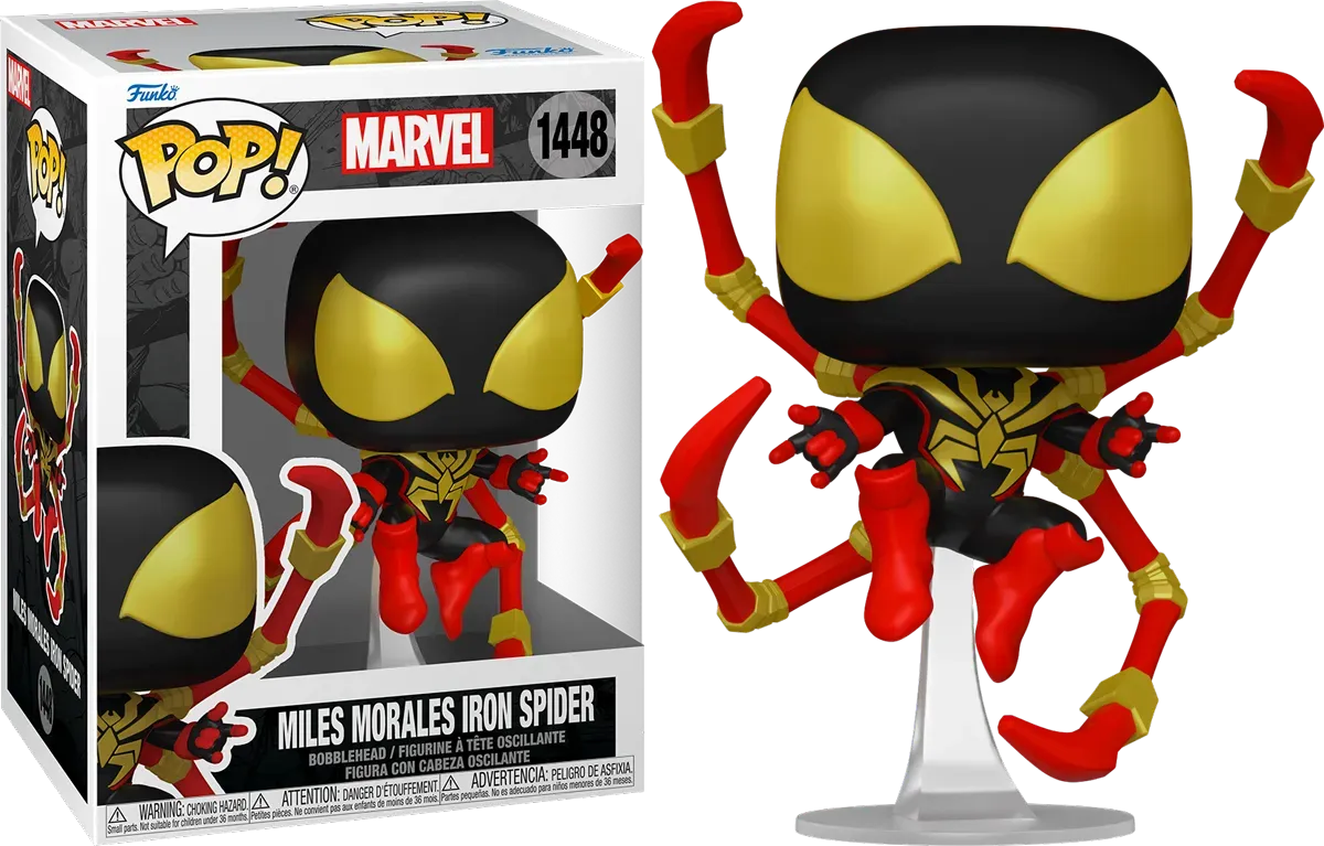 Marvel Comics - Miles Morales Iron Spider Pop! Vinyl - Chase Bundle - Image 2