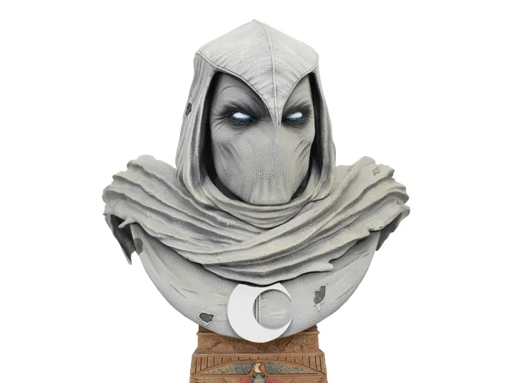Marvel Comics - Moon Knight Legends in 3D 1:2 Scale Bust - Image 2