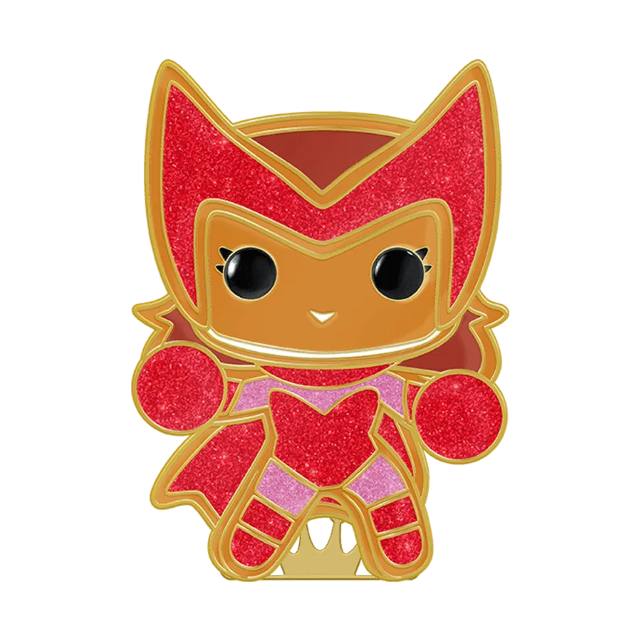 Marvel Comics - Scarlet Witch Gingerbread Enamel Pop! Pin - Image 2