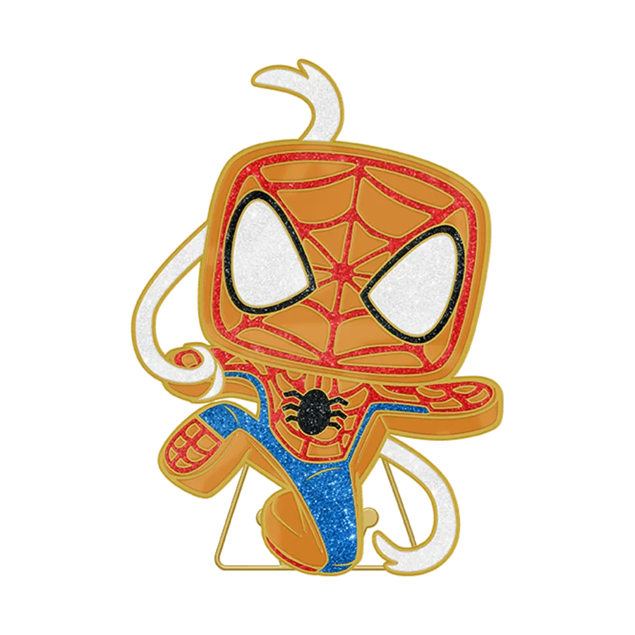 Marvel Comics - Spider-Man Gingerbread Enamel Pop! Pin - Image 2