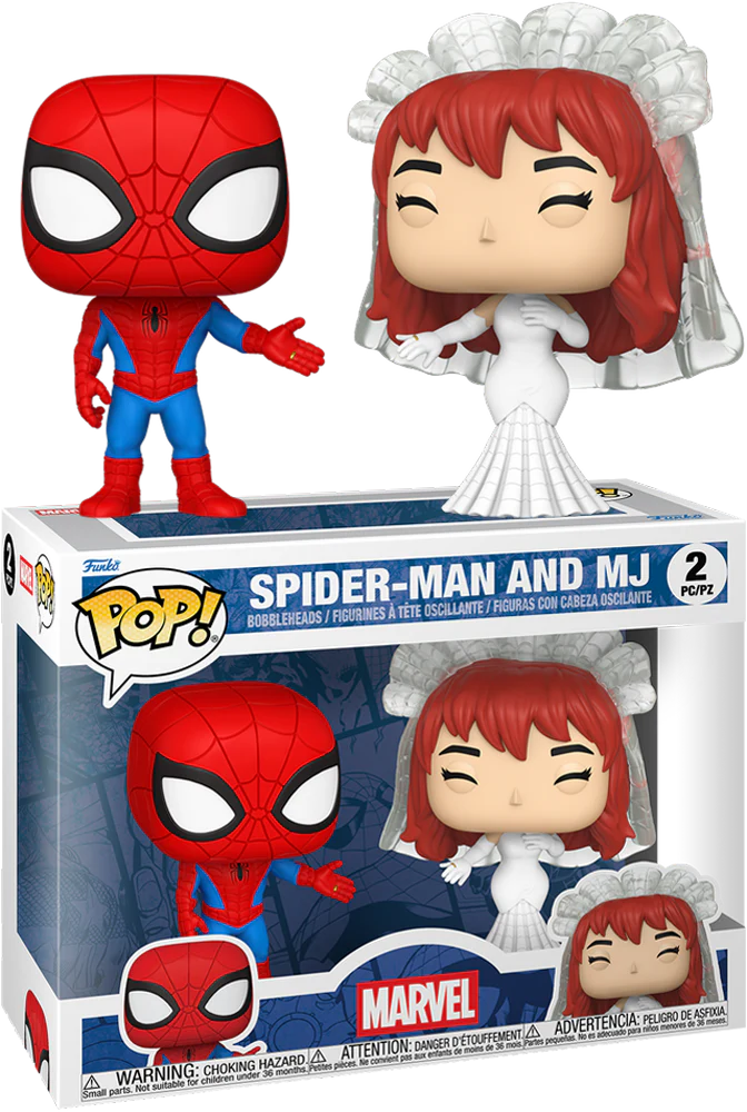 Marvel Comics - Spider-Man & MJ Pop! Vinyl 2-Pack