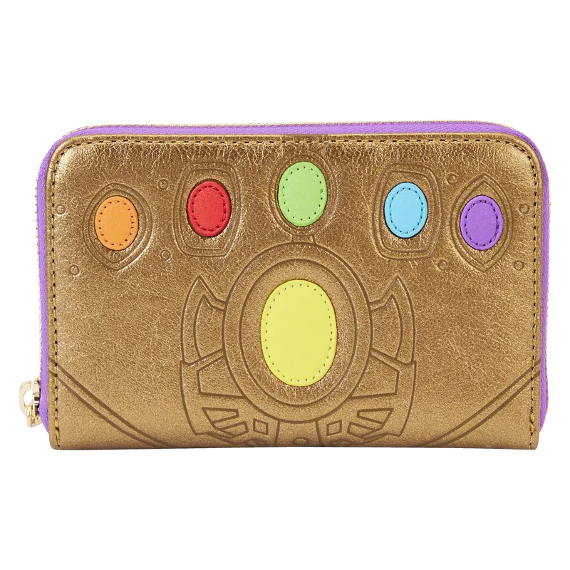 Marvel Comics - Thanos Gauntlet Metallic Zip Around Wallet