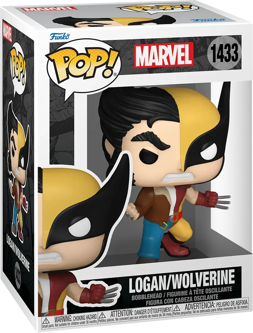 Marvel Comics - Wolverine/Logan Split Pop! Vinyl - Image 3