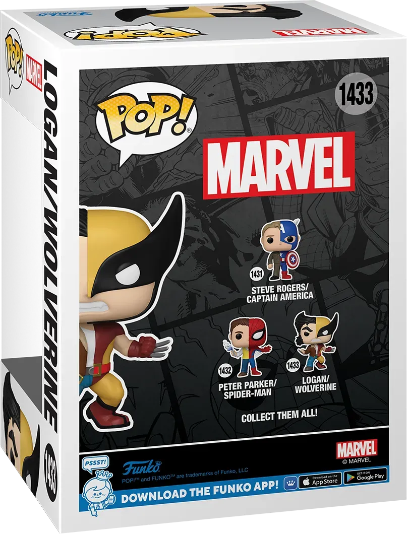 Marvel Comics - Wolverine/Logan Split Pop! Vinyl - Image 4