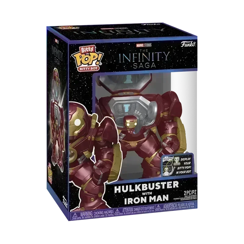Marvel - Hulkbuster with Iron Man Bitty Pop! Bot - Image 2