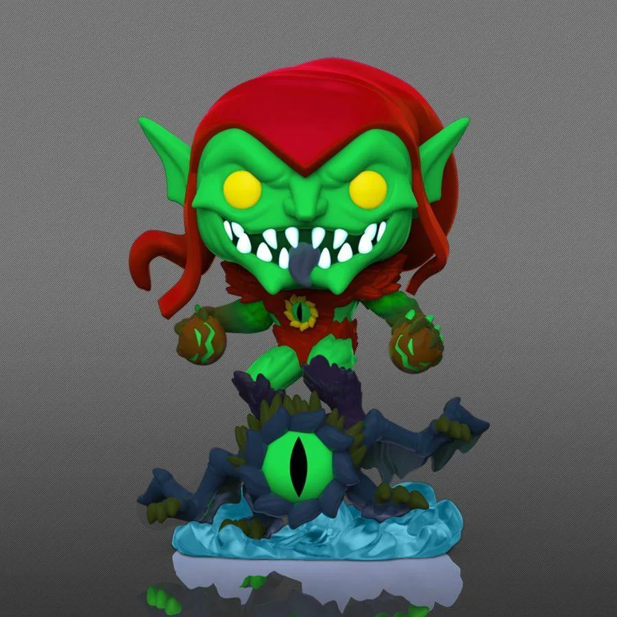 Marvel Mech Strike Monster Hunters - Green Goblin Glow US Exclusive Pop! Vinyl [RS] - Image 4