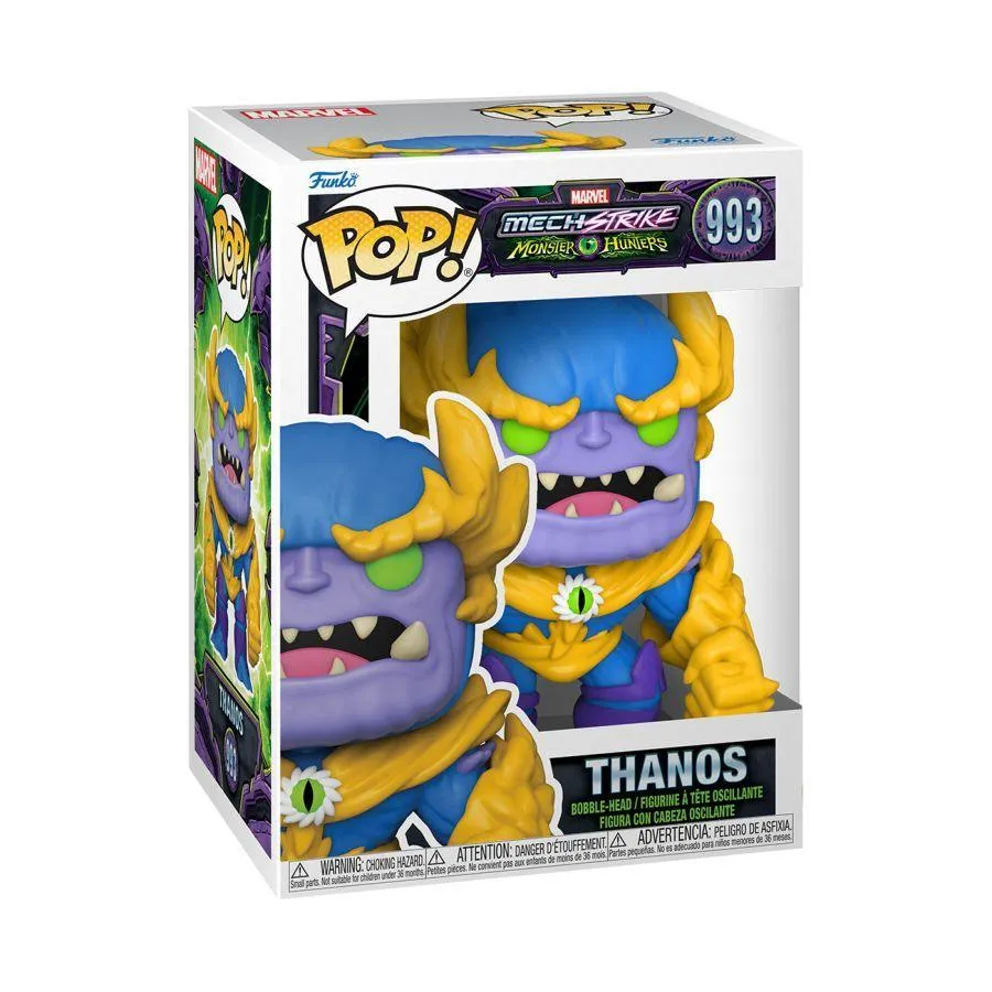 Marvel Mech Strike Monster Hunters - Thanos Pop! Vinyl - Image 3