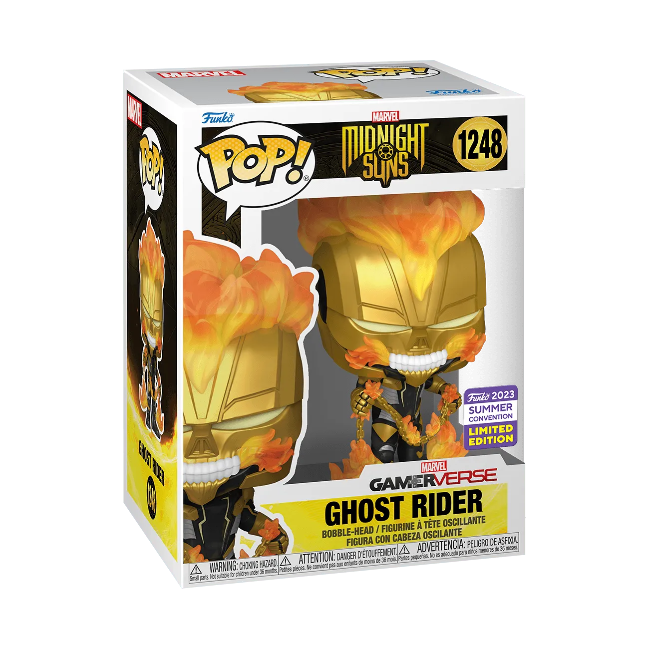 Marvel Comics - Midnight Suns Ghost Rider SDCC 2023 US Exclusive Pop! Vinyl [RS] - Image 3