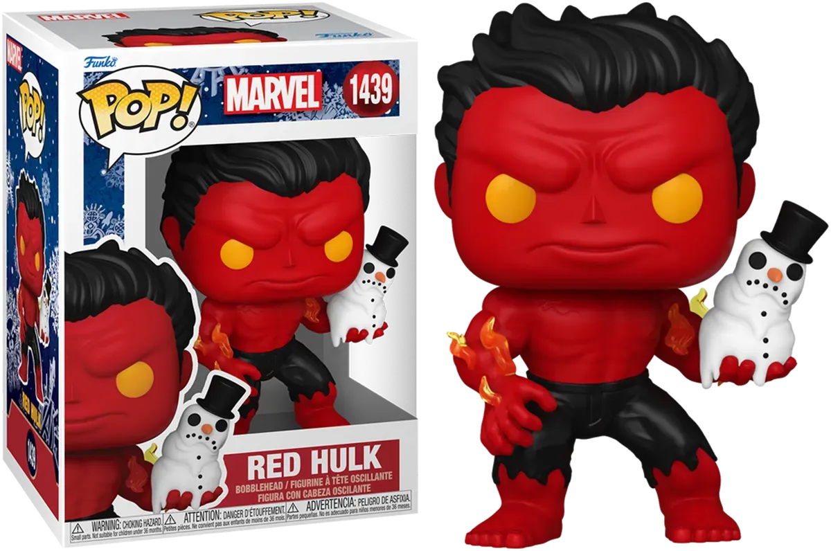 Marvel - Red Hulk with Snowman (Holiday) Pop! Vinyl