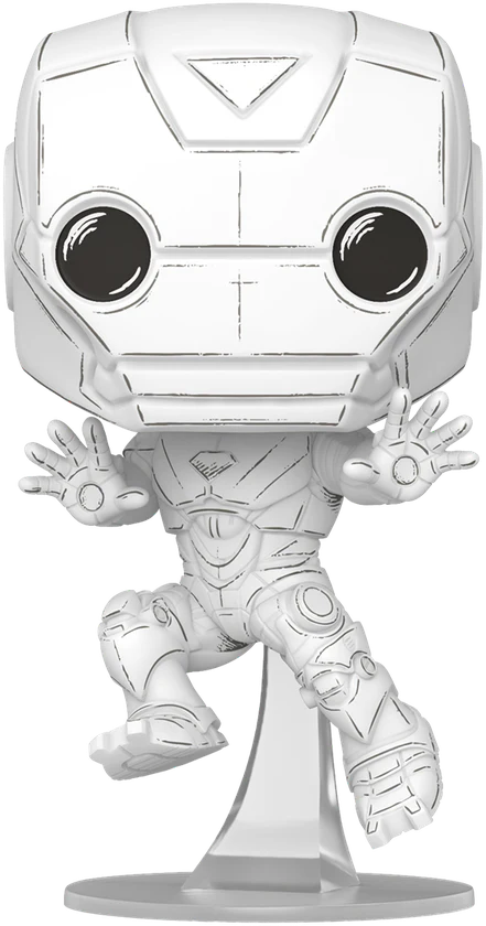 Marvel: Sketched - Iron Man Pop! Vinyl - Image 2